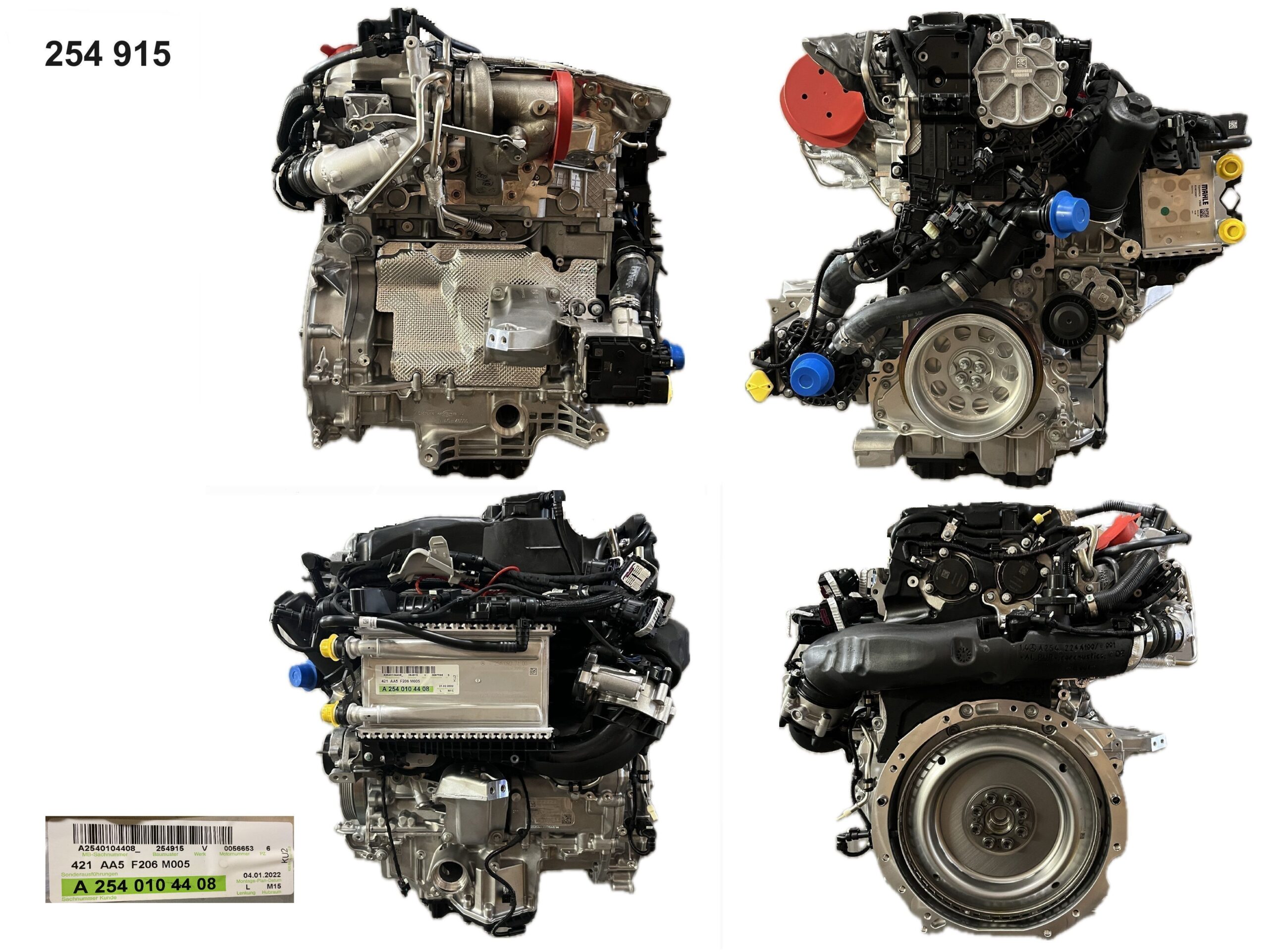 254.915 C200 EQ Boost 4-matic Neumotor im AT  f�r Mercedes-Benz C-klasse