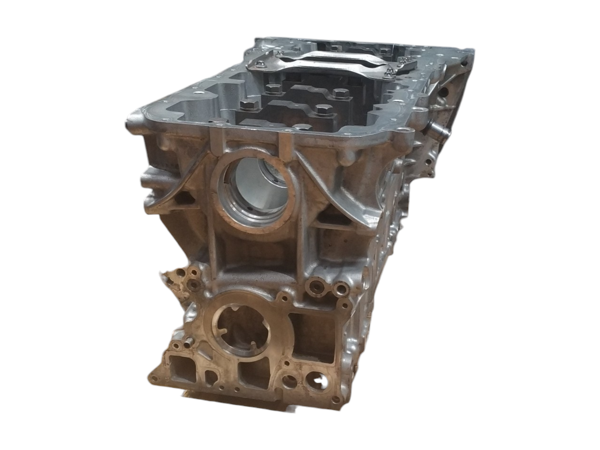 Motorblock für BMW N57D30A gereinigt