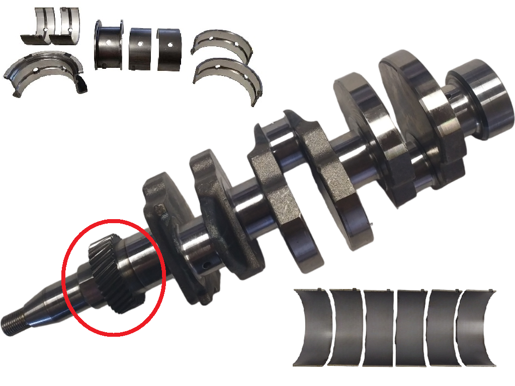 Kurbelwelle für Mitsubishi L3E L3A L3C MM432858 30L2000500 30L2000501 5527662338