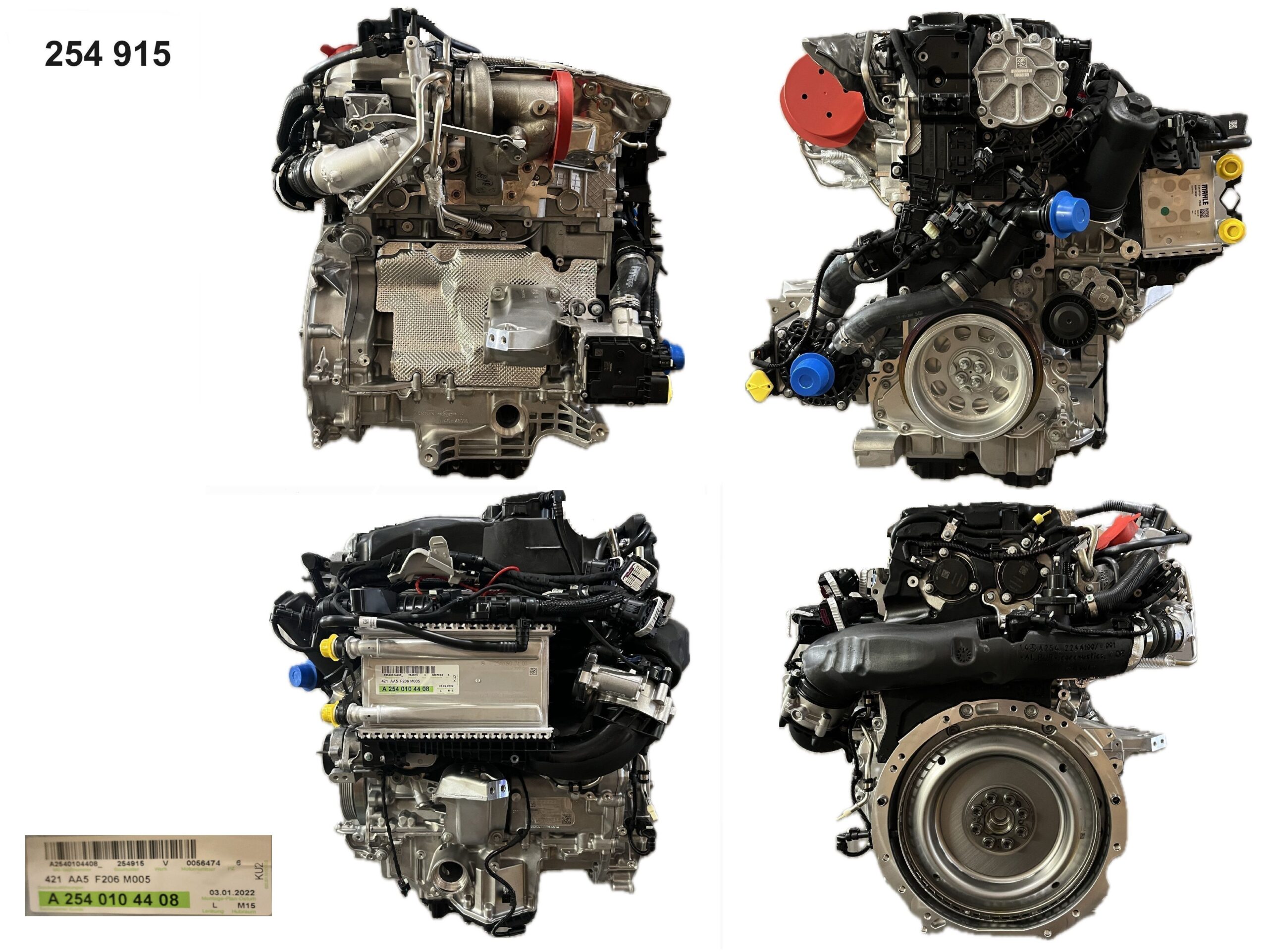 254.915 C200 EQ Boost 4-matic Neumotor im AT  f�r Mercedes-Benz C-klasse