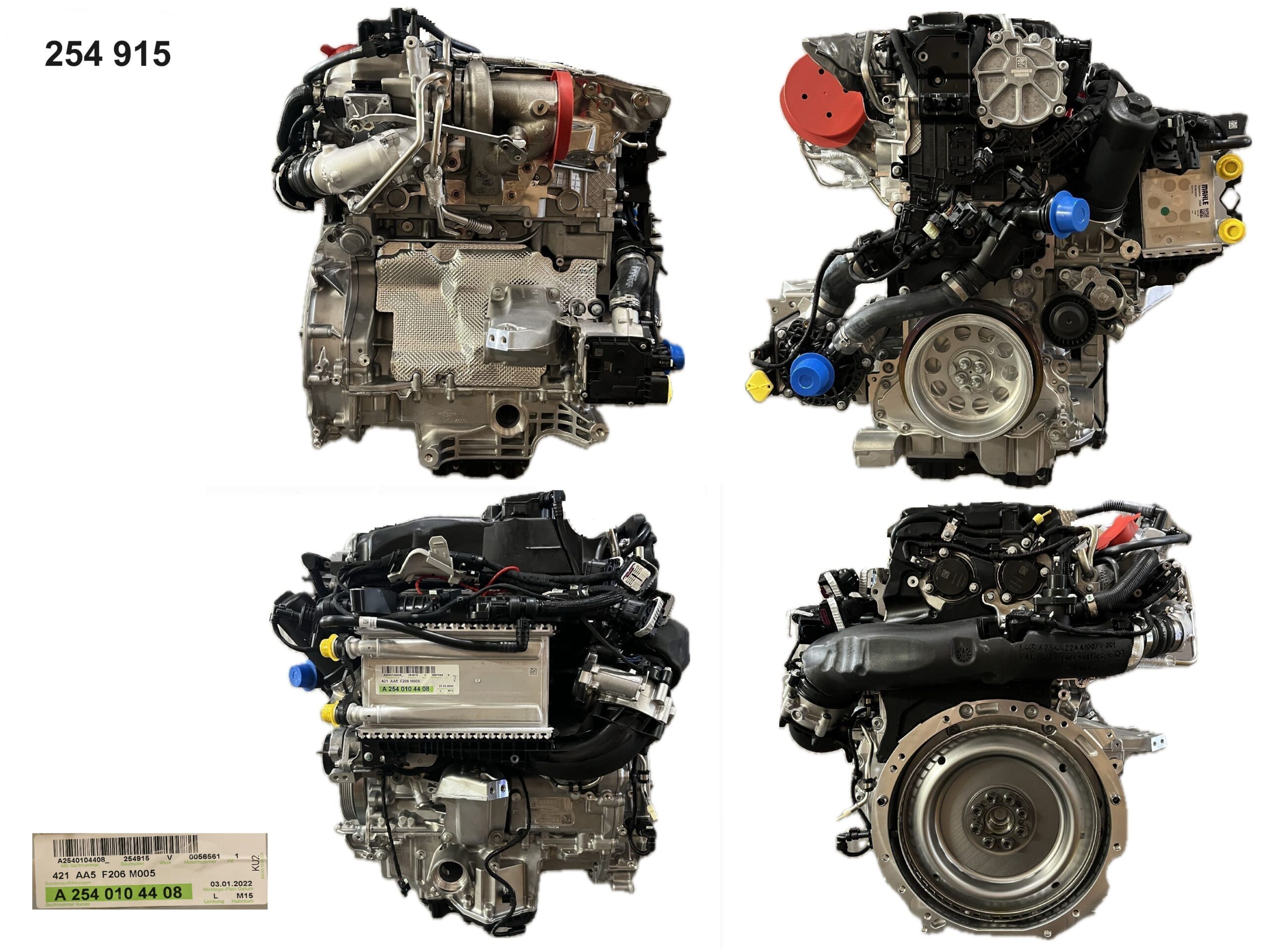 254.915 C200 EQ Boost 4-matic Neumotor im AT  f�r Mercedes-Benz C-klasse