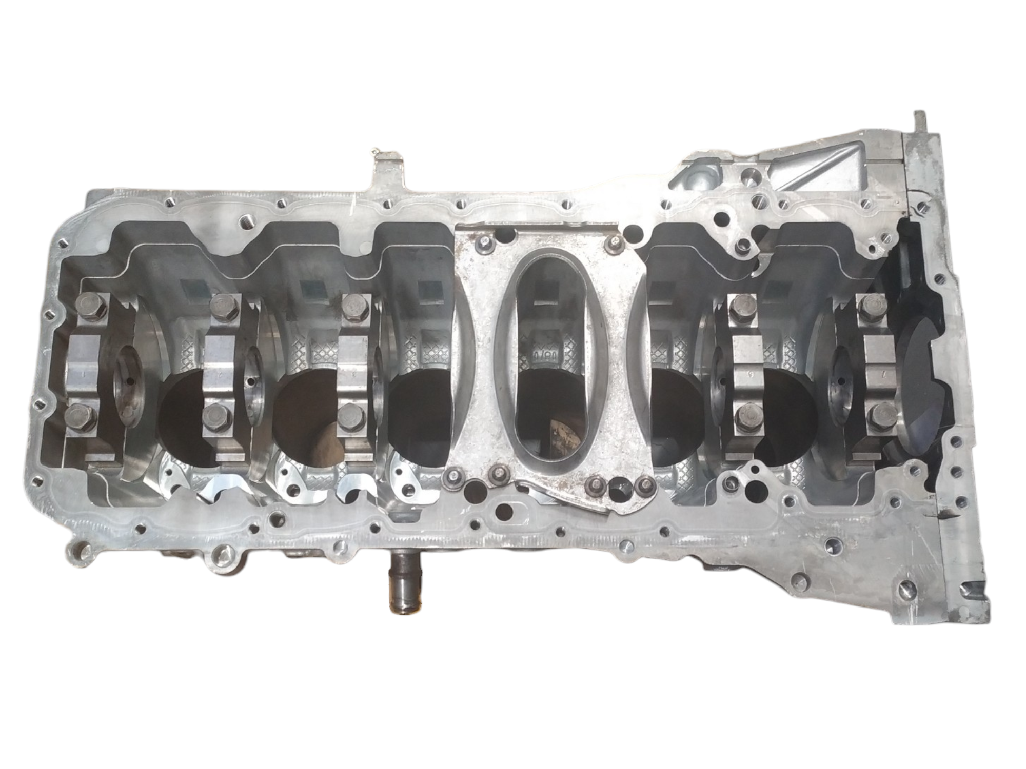 Motorblock für BMW N57D30A gereinigt