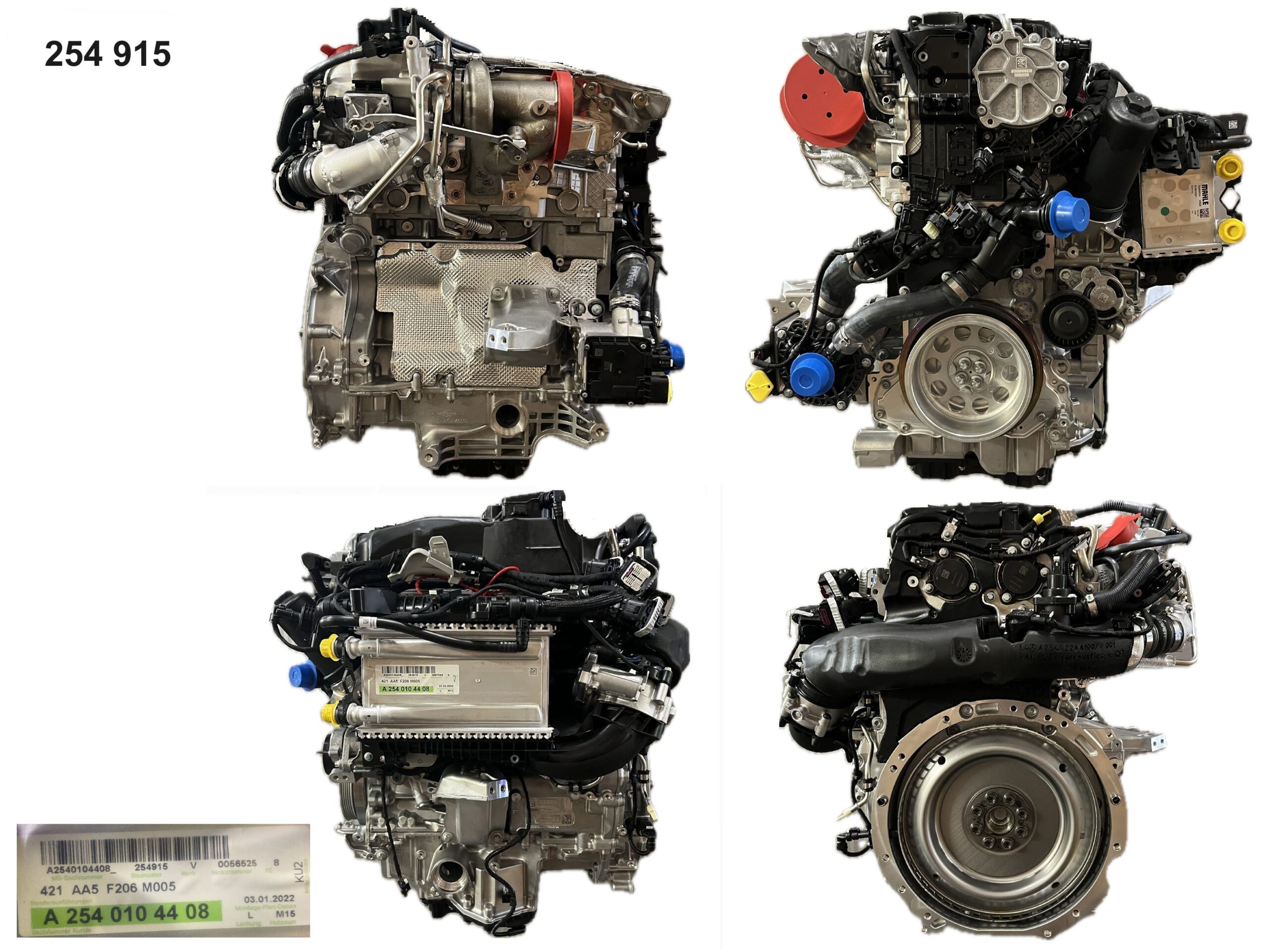 254.915 C200 EQ Boost 4-matic Neumotor im AT  f�r Mercedes-Benz C-klasse