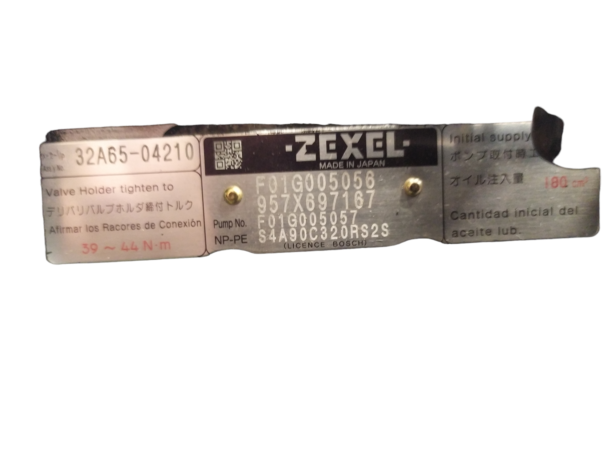 Einspritzpumpe für Mitsubishi S4S-DT61SD 32A6504210