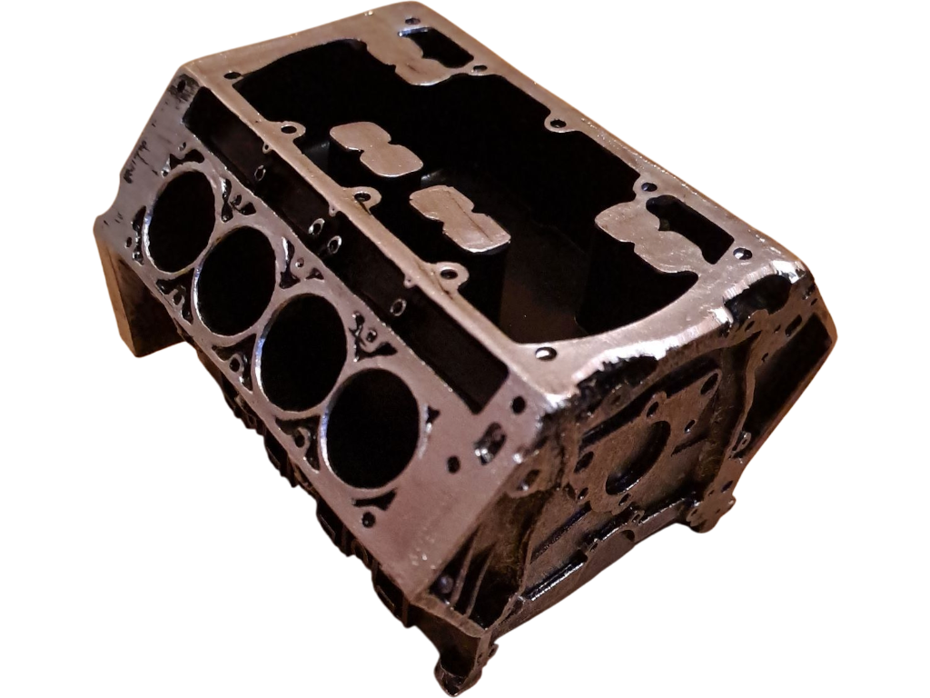 Visitenkarten- & Stifthalter V8 Motorblock