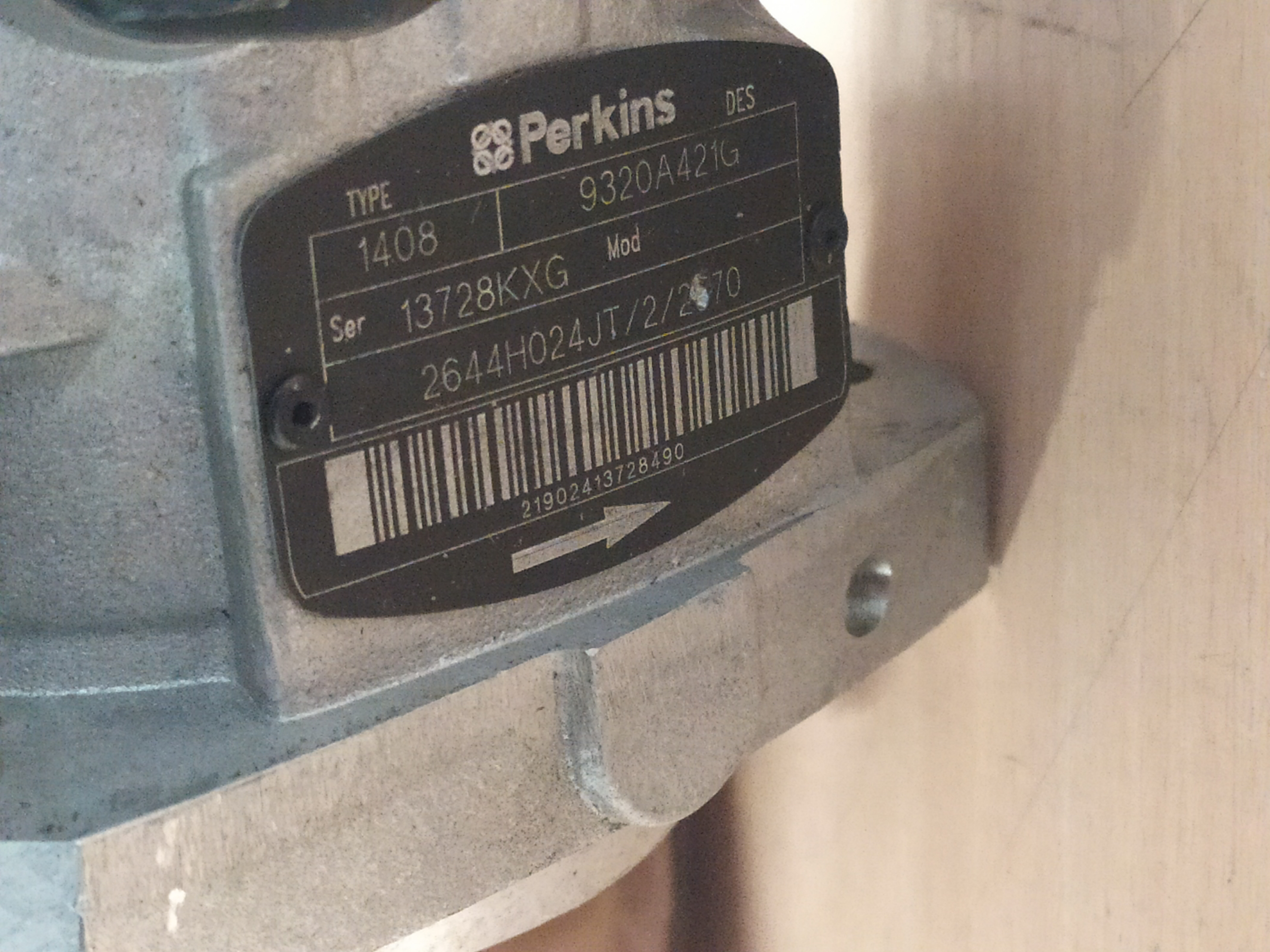 Einspritzpumpe Perkins 1104-C-44 Manitou Stapler 2644H024 Type 1408 9320A421G