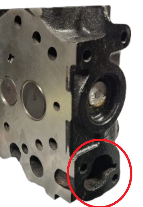 Zylinderkopf für Yanmar 3TNE68 mit Ventilen im AT