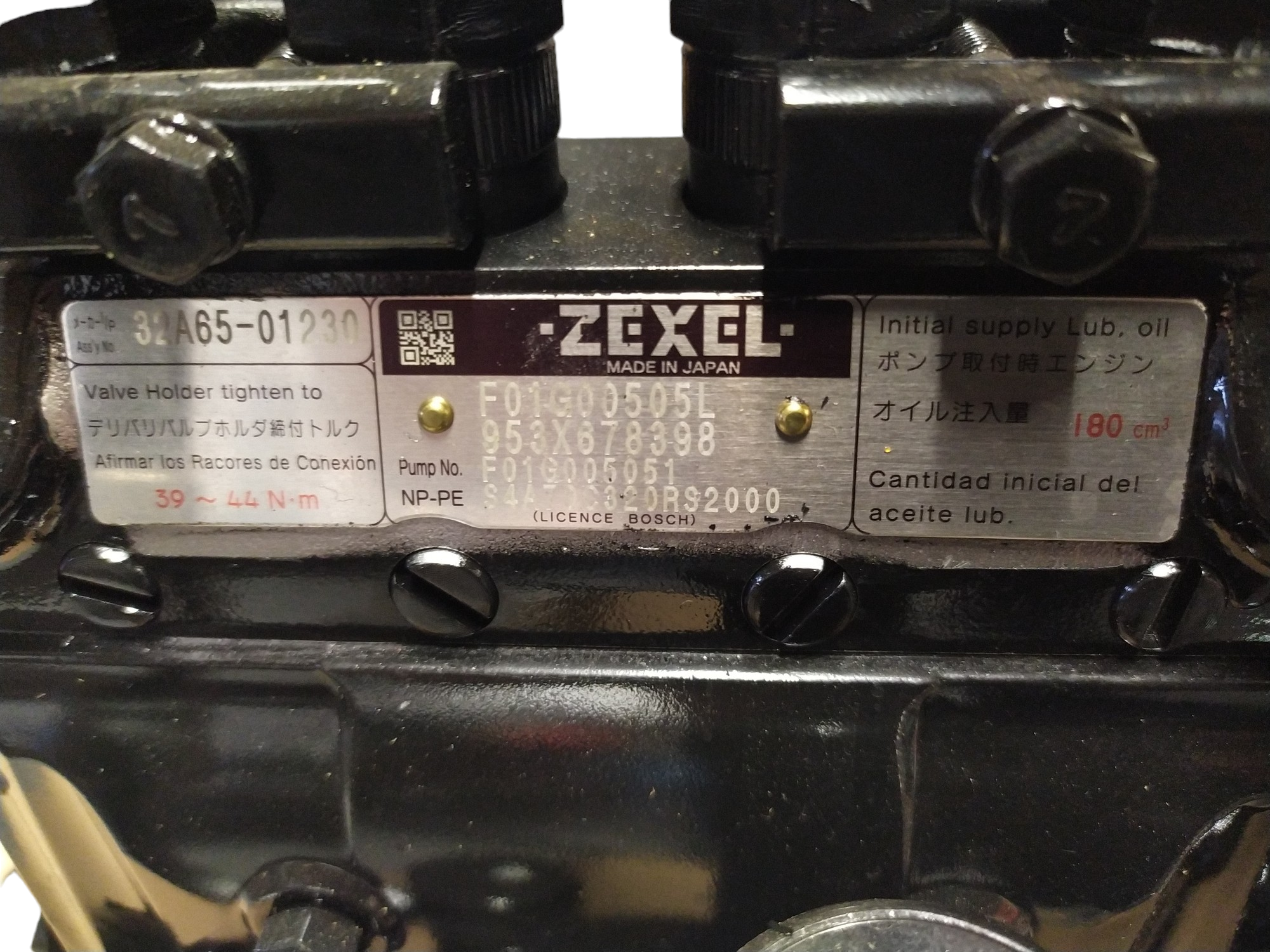 Einspritzpumpe für Mitsubishi S4S-61SD 32A6501230