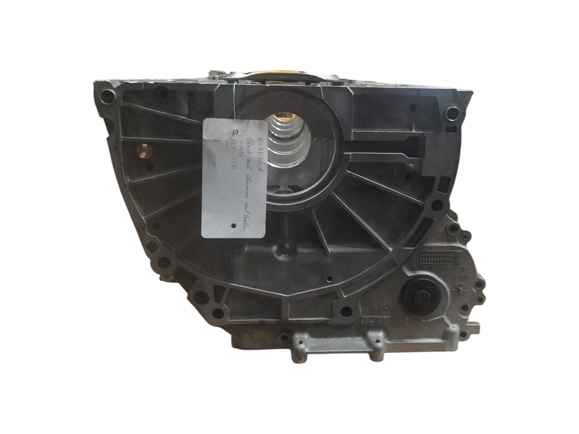 Motorblock für BMW N57D30A gereinigt