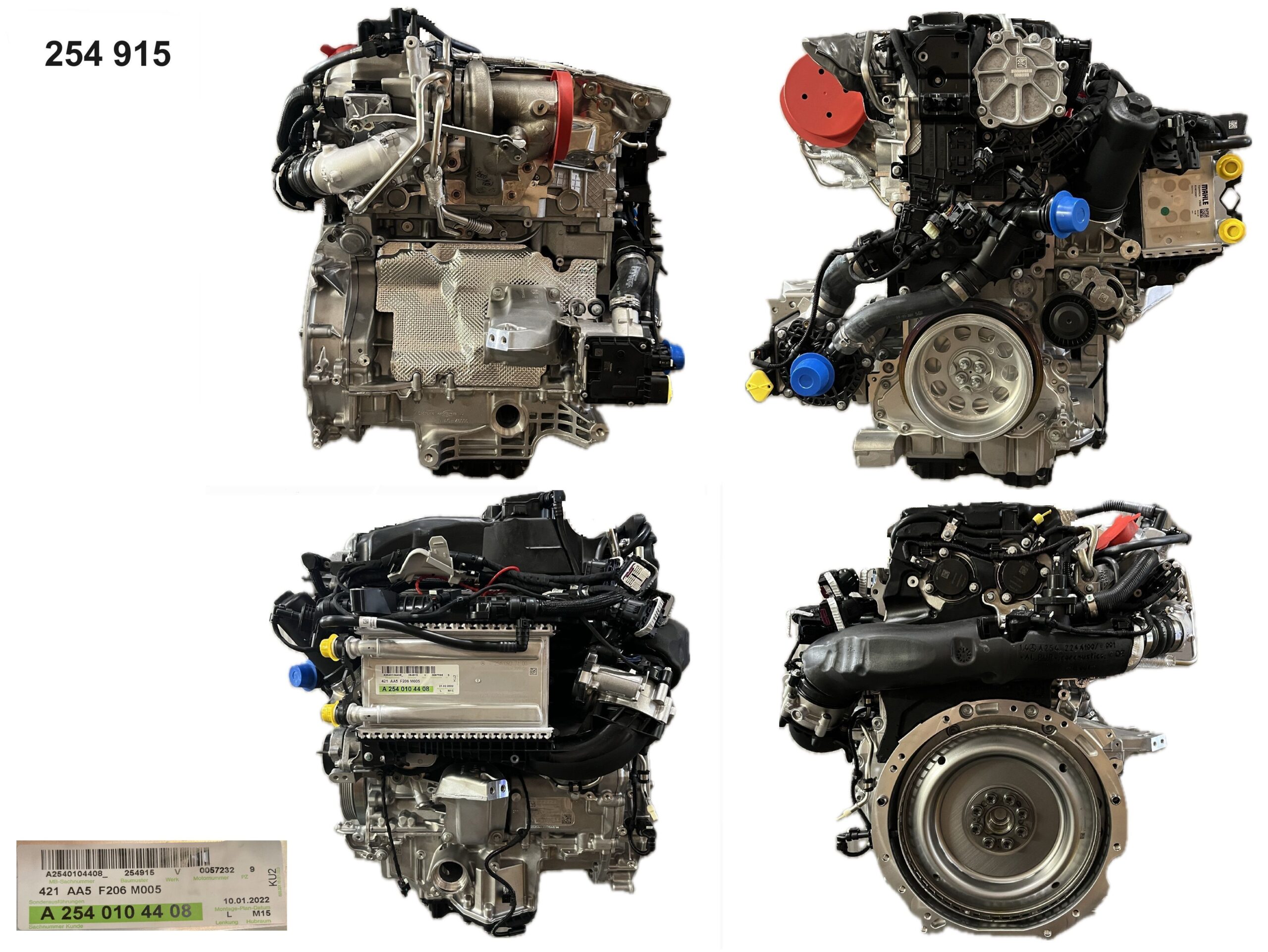 254.915 C200 EQ Boost 4-matic Neumotor im AT  f�r Mercedes-Benz C-klasse